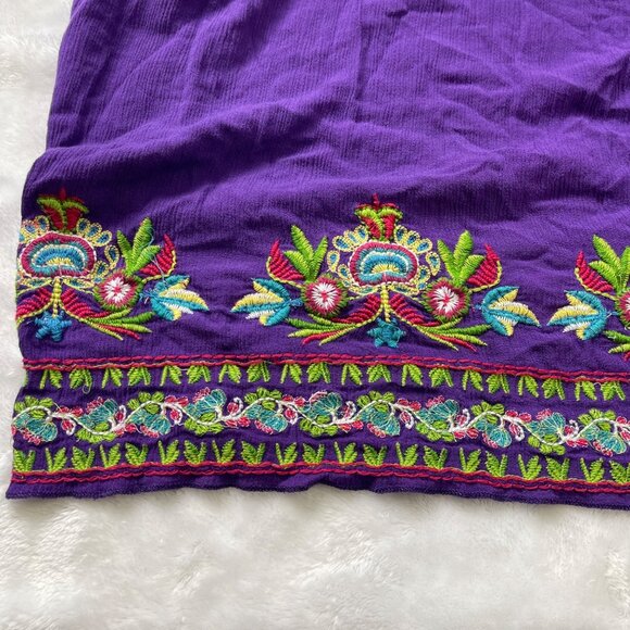 Swimsuits For All Embroidered Beach Cover Dress Women's Plus Size 14/16 Rayon‎ - Picture 9 of 13